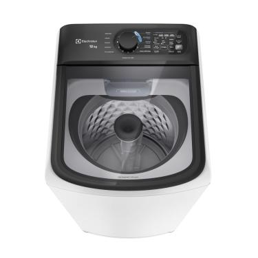 Imagem de Máquina de Lavar Electrolux Efficient 12kg Branca Compacta, Econômica e Pré-diluição (LET12) 220V