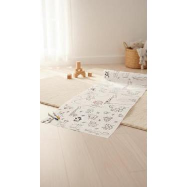 Imagem de Bobina De Papel Para Colorir 50m X 40cm Com Desenhos - Congratulations