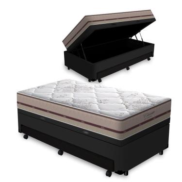 Imagem de Box Baú e Aux + Colchão de Molas Ensacadas D` Angelis Classic 88