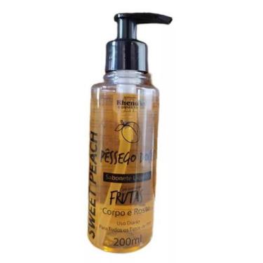 Imagem de Kit sabonete  hidratante pessego doce 200ml - RHENUKS