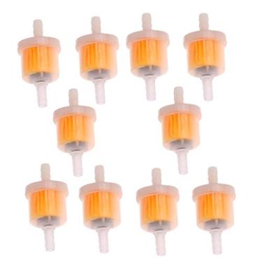Imagem de (Pacote de 10 peças) Filtro de óleo de gasolina para motocicleta universal com ímã para scooter motocicleta moto moto moto moto moto moto sujeira bicicleta ATV Go Kart filtro de combustível