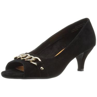 Imagem de Aerosoles Sapato feminino feito de honra, Camurça preta, 5.5