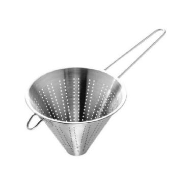 Imagem de Funil Peneira Em Inox 14 Cm - Mimo Style