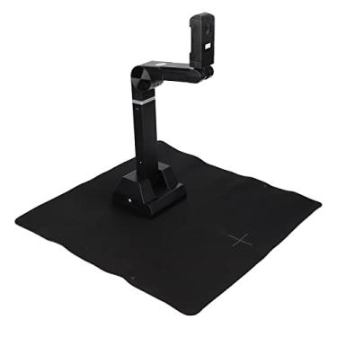 Imagem de Scanner de câmera de documentos, scanner profissional de livros de 8 MP, reconhecimento de vários idiomas OCR, scanner inteligente de documentos para demonstração ao vivo, conferência na web, ensino remoto, design dobrável