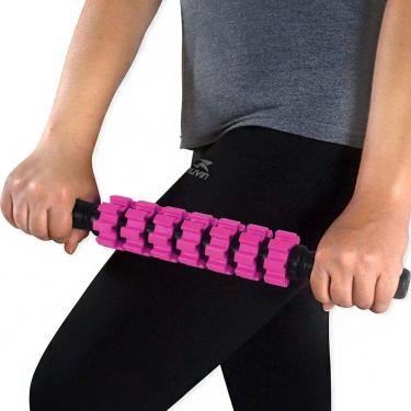 Imagem de Bastao Rolo Manual Massagem Pilates Liberaçao Muscular Performace Treino Relaxa