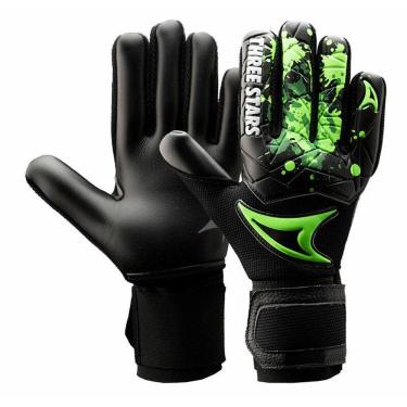 Imagem de Luva Goleiro Kick preto - Three Stars