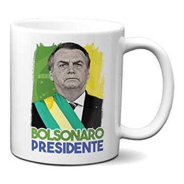 Imagem de Caneca Bolsonaro Presidente 2022 Presente Criativo (Branca)