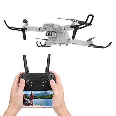 Imagem de Quadricóptero, Drone RC Portátil Pequena Câmera Dupla Dobrável para Fotografia Aérea