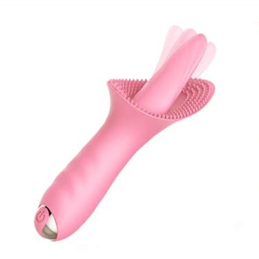 Imagem de Vibrador Feminino Língua Lambedor de Clitóris 10 Velocidades - Rosa