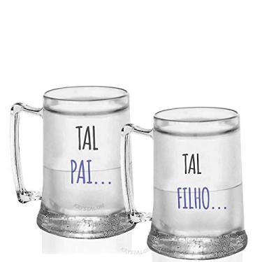Imagem de Kit 2 Canecas Gel Dia dos Pais Tema Tal Pai Tal Filho
