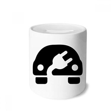 Imagem de DIYthinker Plus Minus Sign Energy Veículos Proteger Ambiente Dinheiro Caixa Cerâmica Porta-Moedas Presente