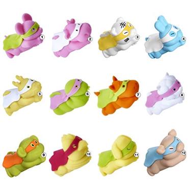 Imagem de Protetor de Cabo de Telefone, Marnana Fofo Animal Mordidos Cabo de Carregamento de Telefone Para iPhone, iPad Lightning Samsung Type-C Android Micro-USB Cabo, Acessórios Para Cabos de Telefone Celular com 12 signos do Zodíaco Chinês - Pacote de 12