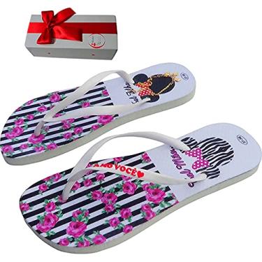 Imagem de KIT ! Novidade! Chinelos COMAMOR Únicos com etiqueta AMO VOCÊ + TORNOZELEIRA + EMBALAGEM PRESENTE!