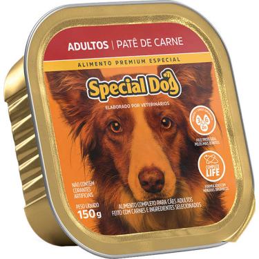 Imagem de Ração Úmida Special Dog Patê Carne para Cães Adultos - 150 g