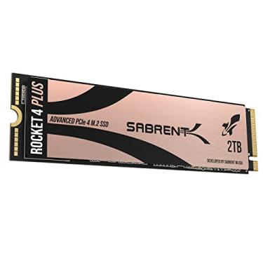 Imagem de SSD Rocket 4 Plus Sabrent NVMe 4.0 Gen4 PCIe M.2 de 2TB Disco Sólido Interno de desempenho extremo (SB-RKT4P-2TB)