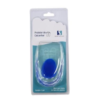 Imagem de Calcanheira Palmilha Silicone Para Esporão/altura/conforto Azul