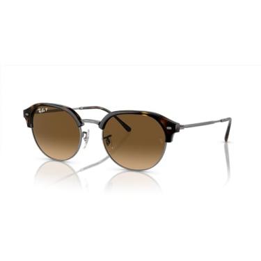 Imagem de Óculos de Sol Ray-Ban Polarizado 0RB4429 710/M2 Tam 55 / Marrom Havana / - Lentes Marrom Gradiente