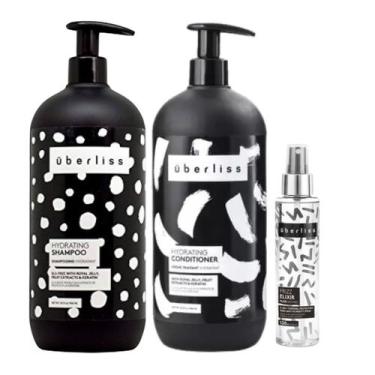 Imagem de Kit Avlon Uberliss Shampoo Condicionador E Elixir Anti Frizz