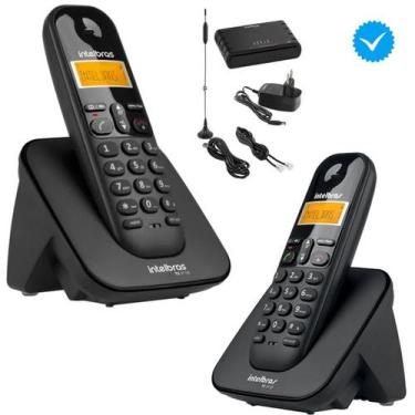 Imagem de Telefone Sem Fio Com Ramal Entrada de Chip 3G Combo Oficial - Intelbra