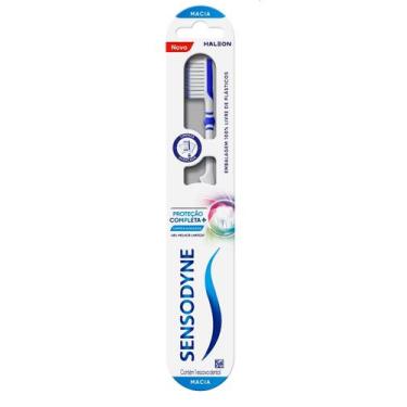 Imagem de Escova de Dente Ext Macia Proteção Completa Sensodyne Kit X1