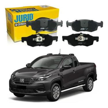 Imagem de Jogo Pastilha Freio Dianteira Fiat Strada 1.4 2020 A 2024 - Jurid
