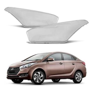 Imagem de Par 2 Lente Do Farol 2 Hb20s Sedan 1.0 1.6 2016 A 2019 - RF