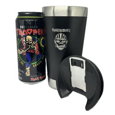 Imagem de Kit Cerveja 473ml + Copo Térmico 500ml Iron Maiden Trooper - Trooper I