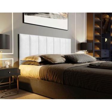 Imagem de Cabeceira Estofada Suspensa para Quarto 1,60 Metros - Cama Queen - Vár