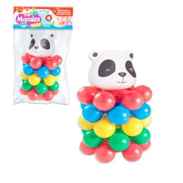 Imagem de Urso Multi Esfera Brinquedo de Empilhar Didático Infantil - Maralex