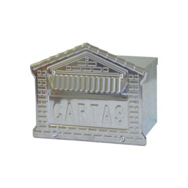 Imagem de Caixa Correio Cartas Tijolinho Galvinox Embutir 15x21x12cm - Metal Mig