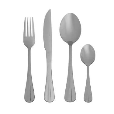 Imagem de Faqueiro Jogo De Talheres 24 Peças Positano Lyor Aço Inox