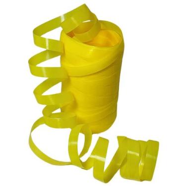 Imagem de 1 fitilho decorativo amarelo 5mmx20m p enfeite artesanato - DIVA E BEL