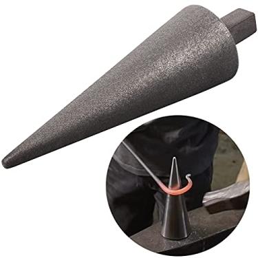 Imagem de Blacksmith Anvil Mandril Metal Formador Cone de Metal 2,54 cm Hardy Blacksmith Bigorna Ferramenta para Torno
