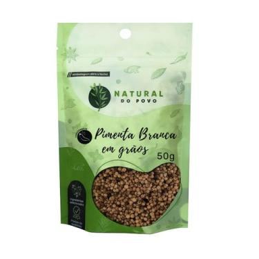 Imagem de Pimenta Branca em Grãos 100% Natural Qualidade Superior Pouch 50g  - N