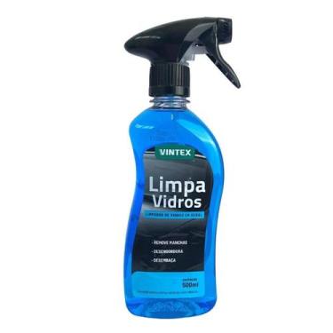 Imagem de Limpa vidros 0,5l spray vitrine espelhos remove manchas desengordura -