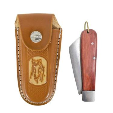 Imagem de Jogo de Bainha e canivete G Cavalinho SV48026 - Amarela - Selaria Vert