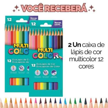 Imagem de Kit Lápis De Cor Colorido Pastel Tons De Pele Multicolor - Escolha Seu