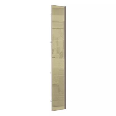 Imagem de Porta para Closet com Vidro Reflecta Bronze 40cm com Puxador Perfil Ch