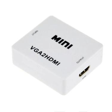 Imagem de Mini Conversor VGA Para HDMI 1080p Full HD Com Áudio - WV