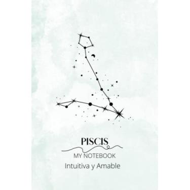 Imagem de My Notebook Piscis 108 paginas, cuaderno de signos zodiacales a rayas: Libreta de Notas Estilo Minimalista con estrella zodiacal por Gigi De La Ro