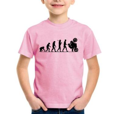 Imagem de Camiseta Infantil Evolução do Grau XJ6 - Foca na Moda, Rosa bebê, 4