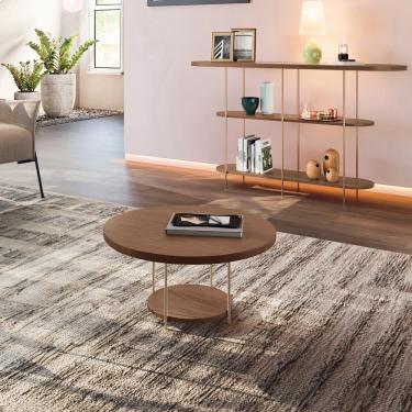 Imagem de Mesa de Centro Tampo MDF Sky HB Móveis - Castanho