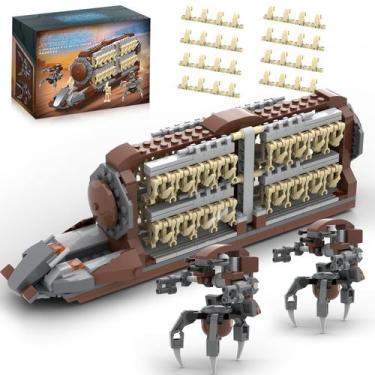 Imagem de Conjunto de construção BrickTribe Battle Army Clone Platoon com 537 pe