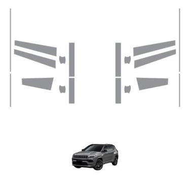 Imagem de Película PPF concha colunas soleiras Compass BlackHawk 24 25 - ULTIMAT