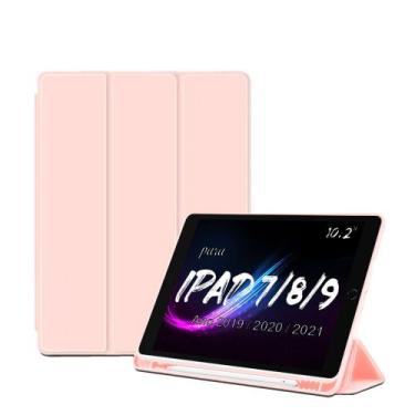 Imagem de Capa case Para Apple iPad 9ª geração 10.2Com Compart. Pen Menor Preço 