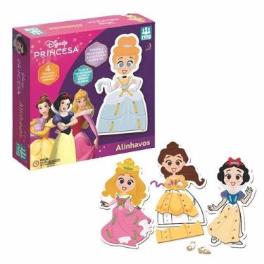 Imagem de Jogo Educativo Alinhavos Disney Princesas 4111 - Nig Brinquedos