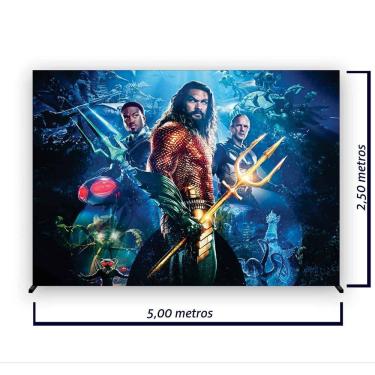 Imagem de Painel de Festa Retangular Aquaman Várias Medidas - Fera Print