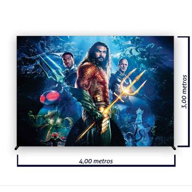 Imagem de Painel de Festa Retangular Aquaman Várias Medidas - Fera Print