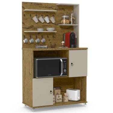 Imagem de Armário 2 Portas Cantinho Do Café Aconchego Nature Off White