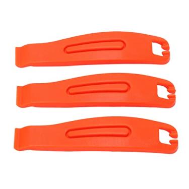 Imagem de Bicicleta Tire Alavancas Nylon Bicicleta Tire Remoção Alavanca para Estrada Mountain Bike Reparação Manutenção Durable Laranja Vermelho 3Pcs